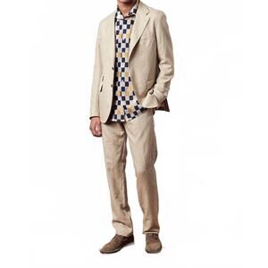 NEW MASSIMO ALBA sloop regular fit suit in sabbia